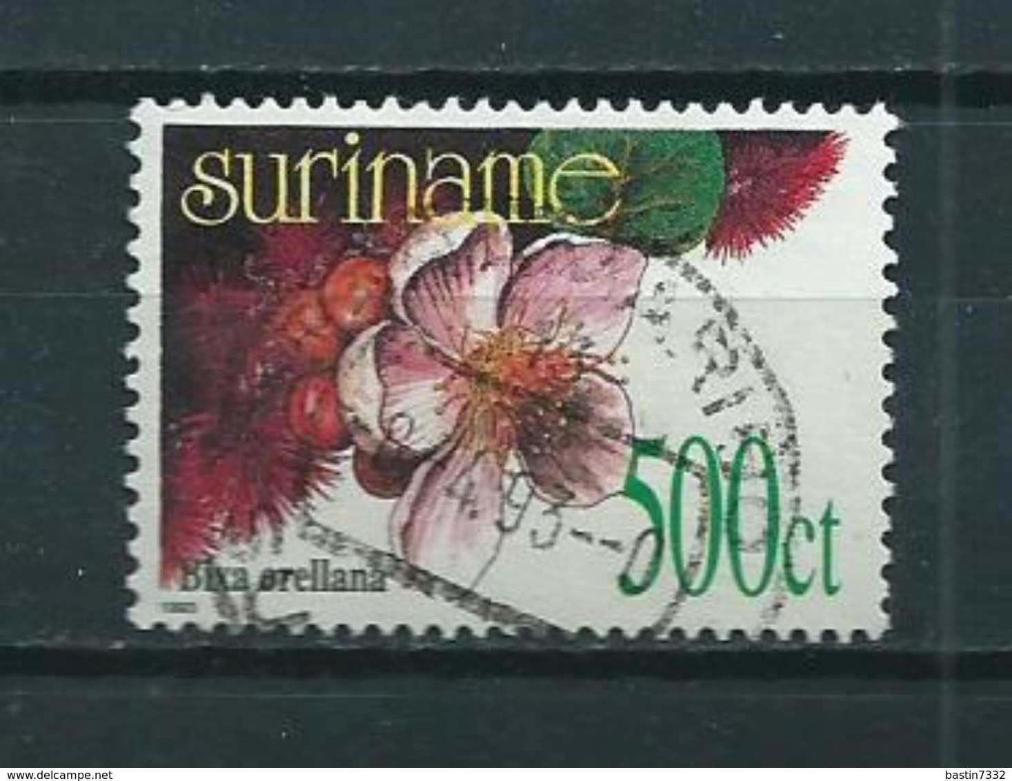 1993 Suriname 500 Cent Orchid,orchidee Used/gebruikt/oblitere - Suriname