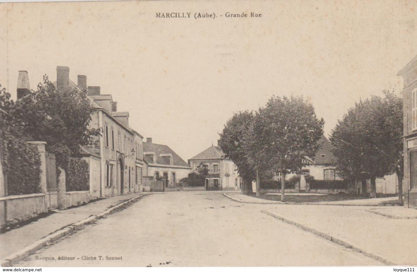 Marcilly (aube) Grande Rue - Marcilly