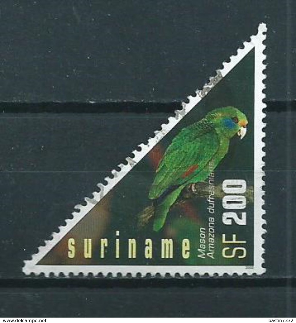 2002 Suriname 200 Gulden Parrot,birds,oiseaux,vögel Used/gebruikt/oblitere - Suriname