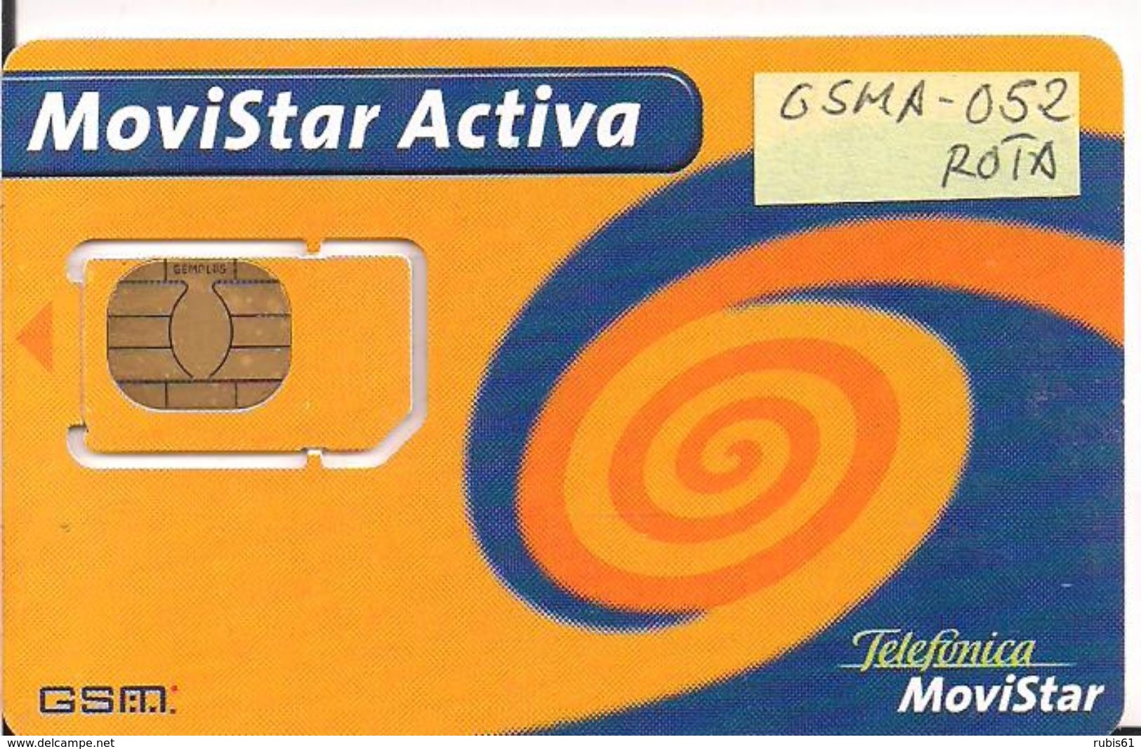 TARJETA GSM MOVISTAR - Sin Clasificación