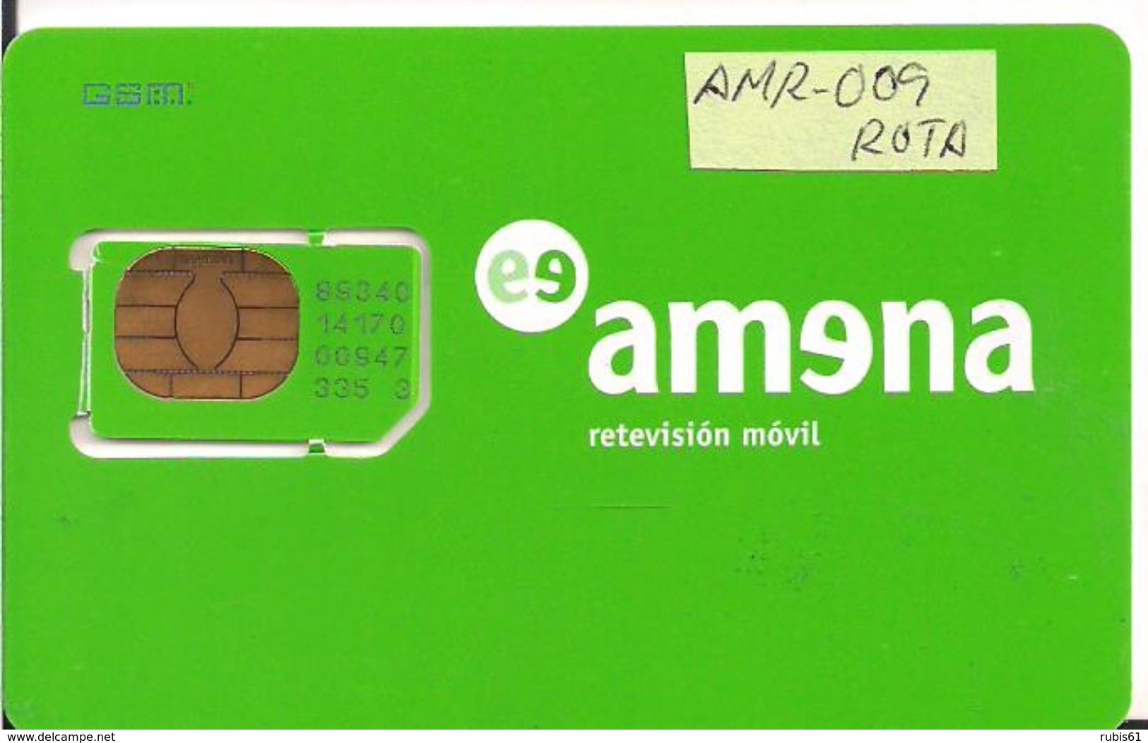 TARJETA GSM AMENA - Non Classificati