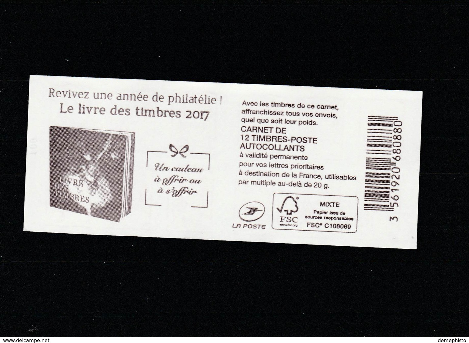 Super Aristo 2 Carrés Noirs : Le Livre Des Timbres 2017 - Autres & Non Classés