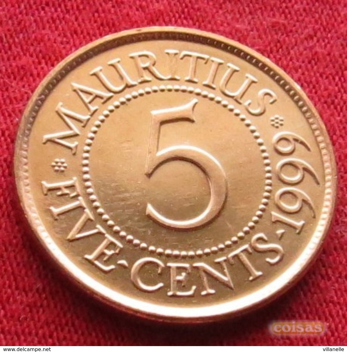 Mauritius 5 Cents 1999  Mauricia Maurice  UNCºº - Mauritius