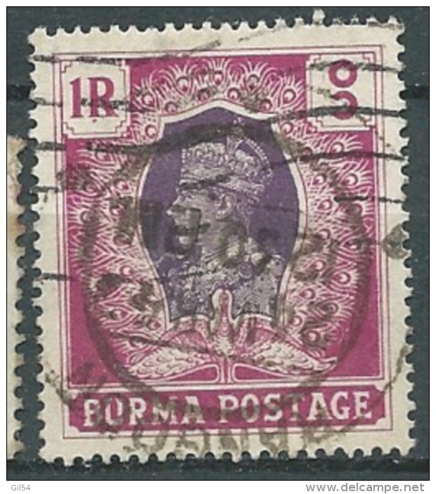 Birmanie  - Yvert N° 46  Oblitéré  - Abc 25529 - Birmania (...-1947)