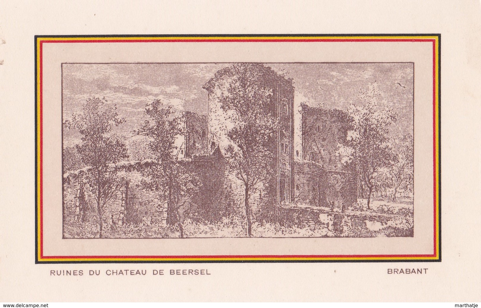 Ruines Du Chateau De Beersel - Brabant - Beersel