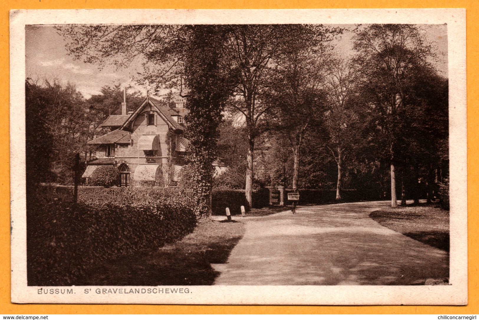 Bussum - S' Gravelandscheweg - ROUKES & ERHART - 1928 - Bussum