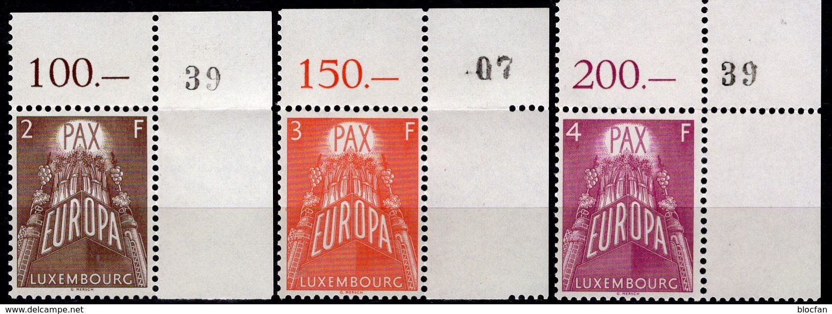 CEPT 1957+Bosnien-Mostar Perforiert 339/2 VB+Block 13A ** 279€ Ss Blocs Ähre Baum Seile Sets 50 Year Of EUROPA 2006 - 1957