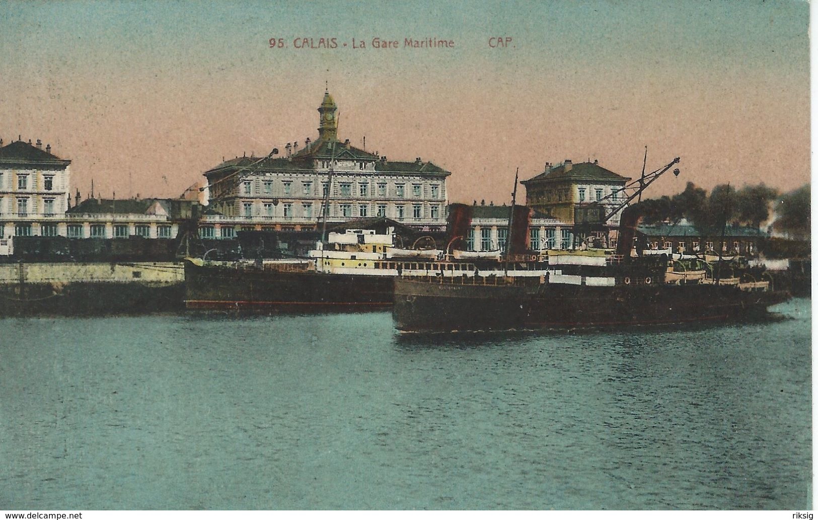 Ols Ships In Port.  Calais - La Gare Maritime.  France.  S-4148 - Other & Unclassified