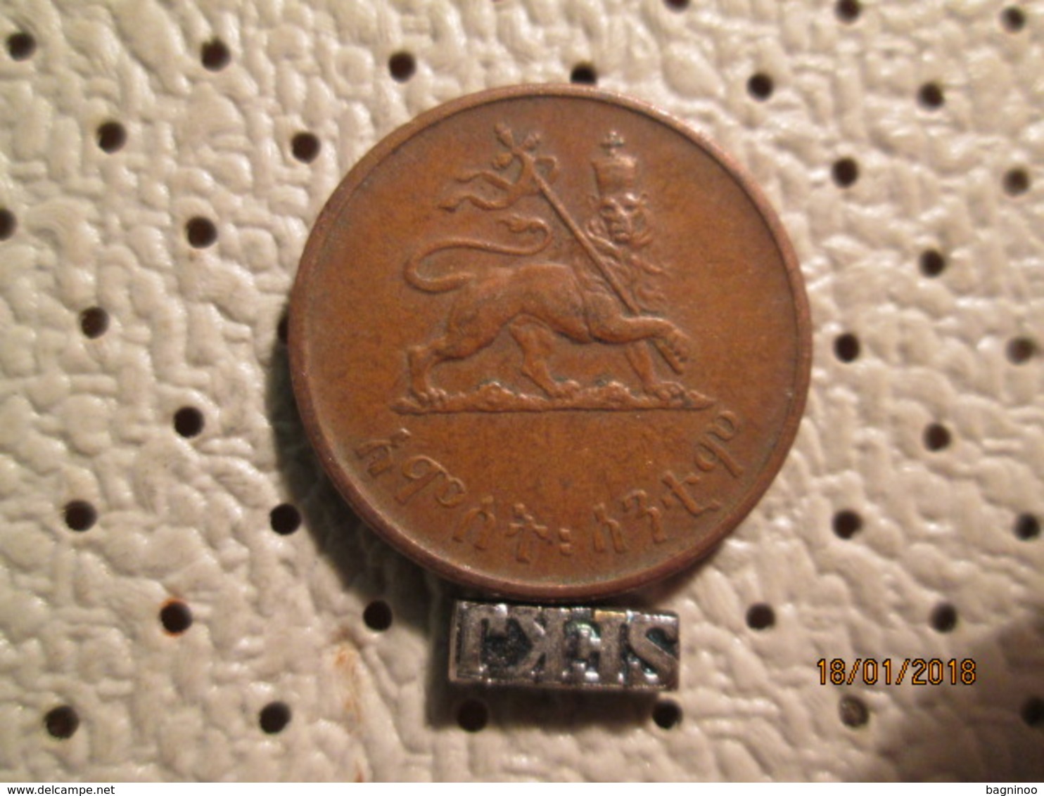 ETHIOPIA 5 Cents - 1936 - (1943-1944) - Ethiopië