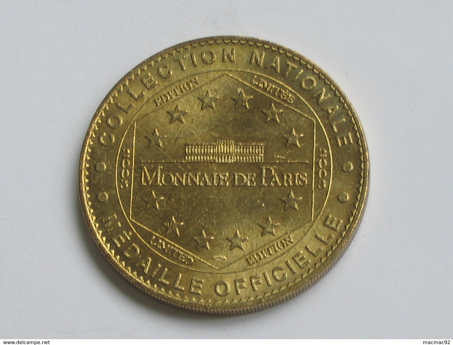 Médaille De La Monnaie De Paris - LE CLOS DE LUCE - Léonard De Vinci - AMBOISE  2003 B    **** EN ACHAT IMMEDIAT  **** - 2003