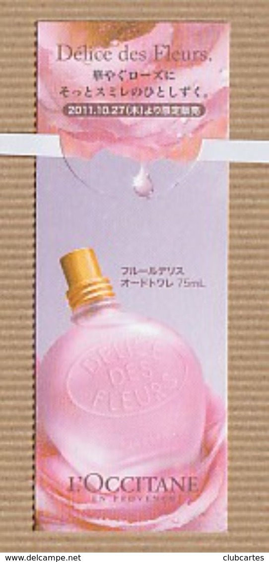 CC Carte Parfumée L'OCCITANE Perfume Card JAPAN - Modern (from 1961)