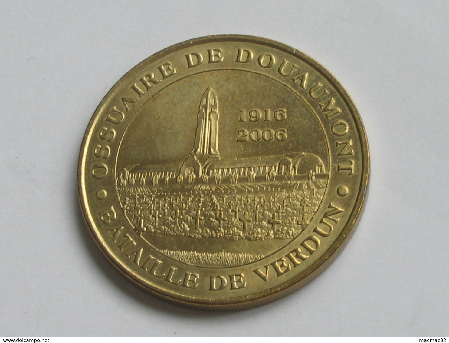 Médaille De La Monnaie De Paris - BATAILLE DE VERDUN - OSSUAIRE DE DOUAUMONT -  2005 B    **** EN ACHAT IMMEDIAT  **** - 2005