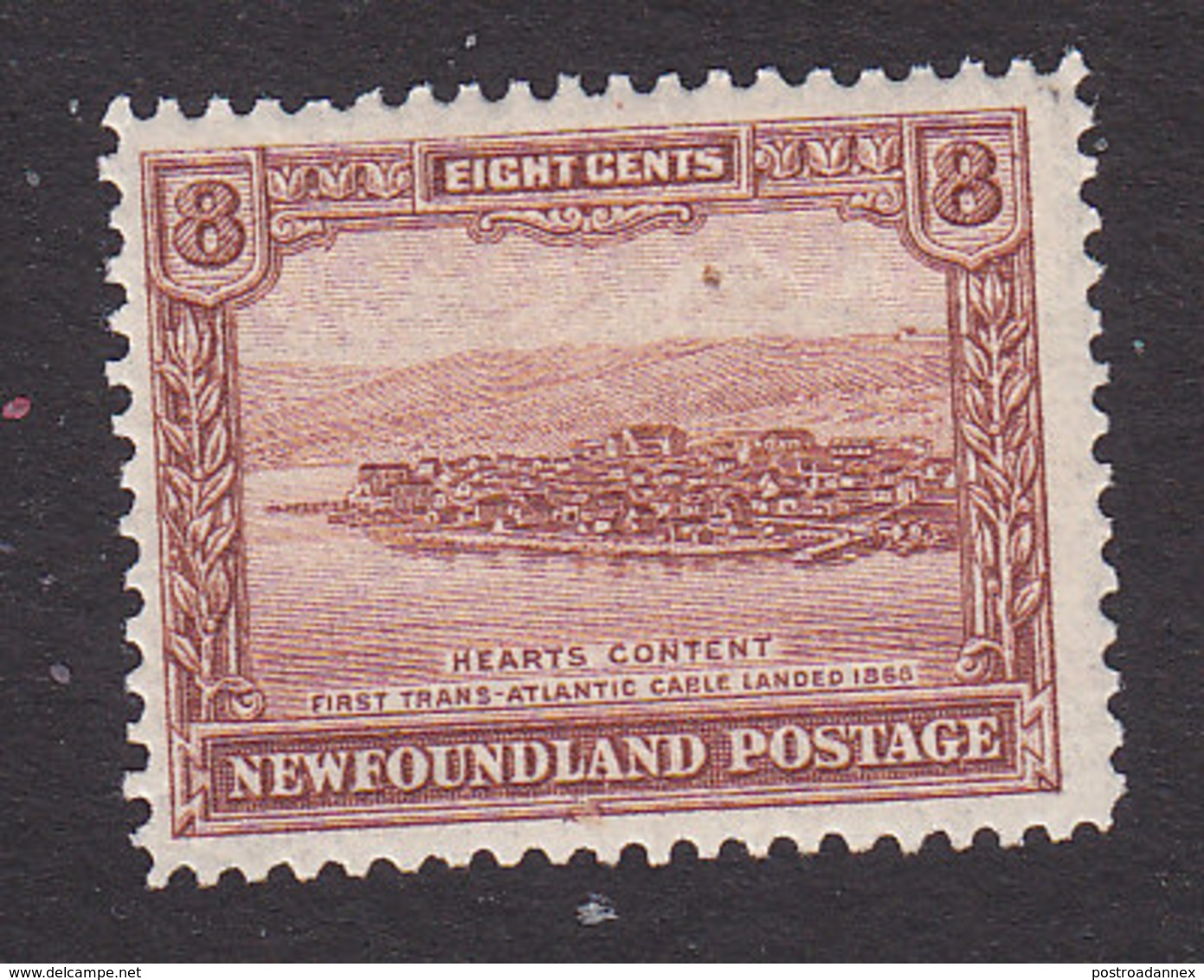 Newfoundland, Scott #151, Mint Hinged, Heart's Content, Issued 1928 - 1908-1947