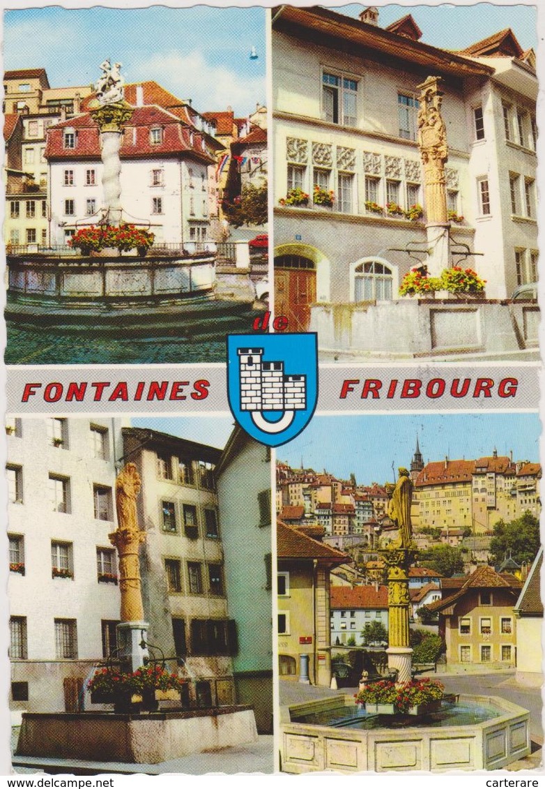 SUISSE,SWITZERLAND,SWISS, HELVETIA,SCHWEIZ,SVIZZERA ,FRIBOURG,FONTAINE - Fribourg