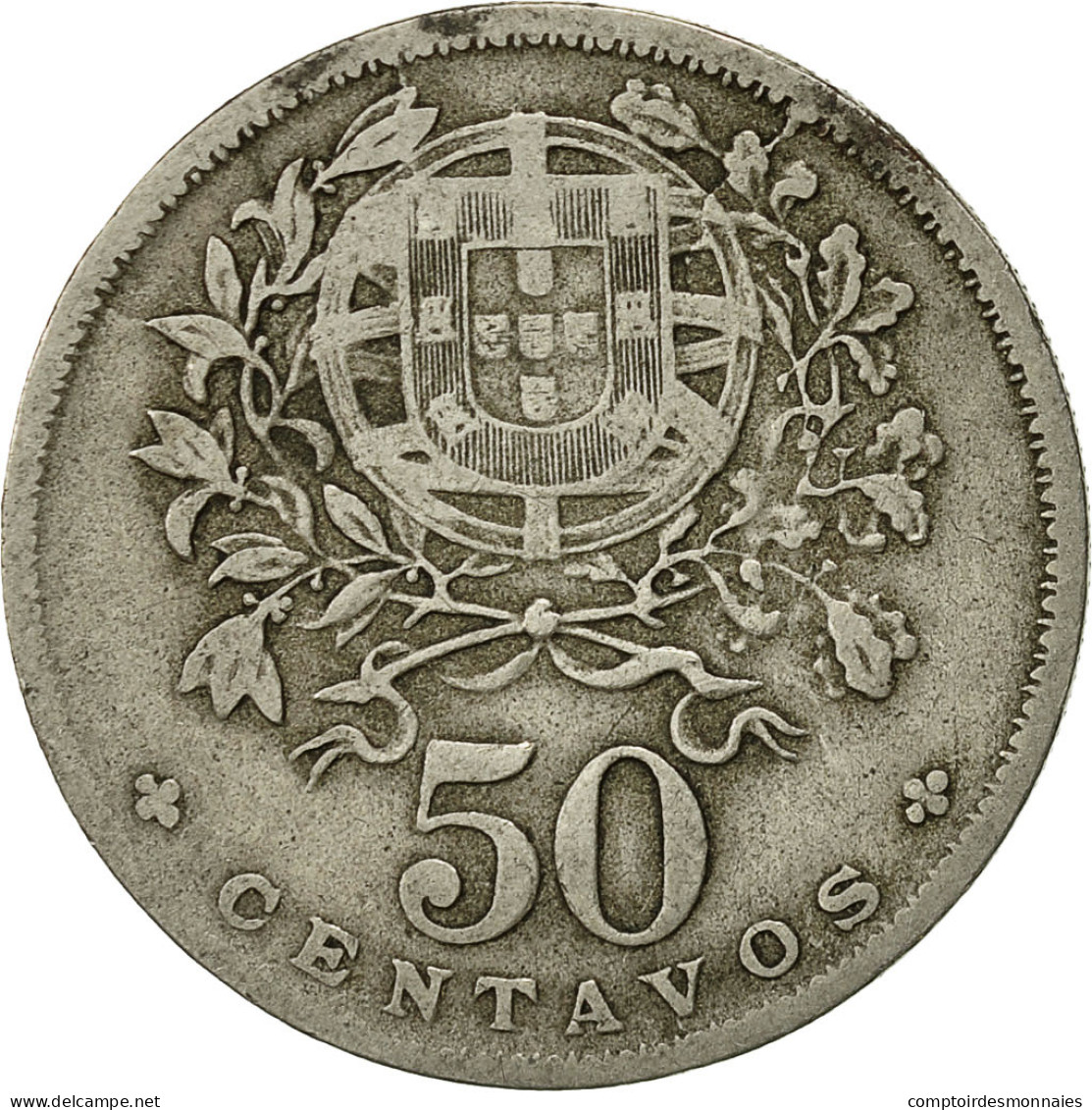 Monnaie, Portugal, 50 Centavos, 1929, TB+, Copper-nickel, KM:577 - Portugal