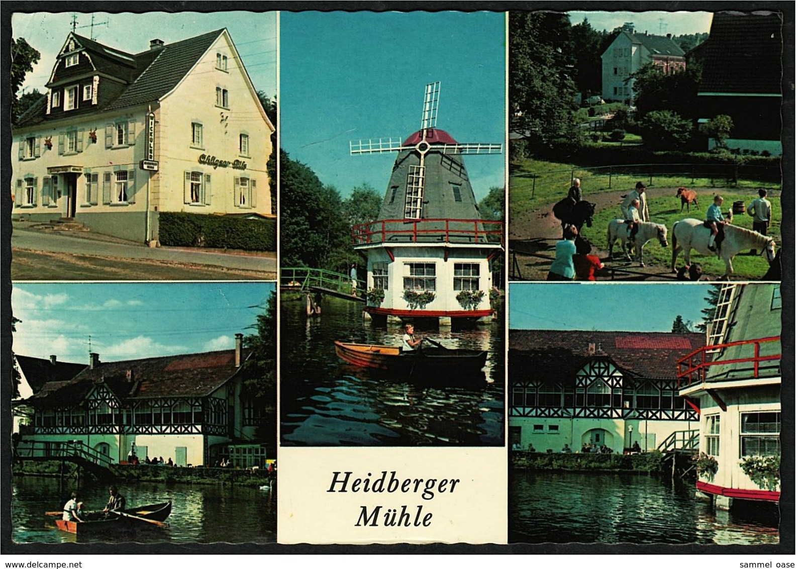 Solingen / Haan  -  Heidberger Mühle / Restaurant  -  Mehrbild-Ansichtskarte Ca. 1967    (8162) - Haan