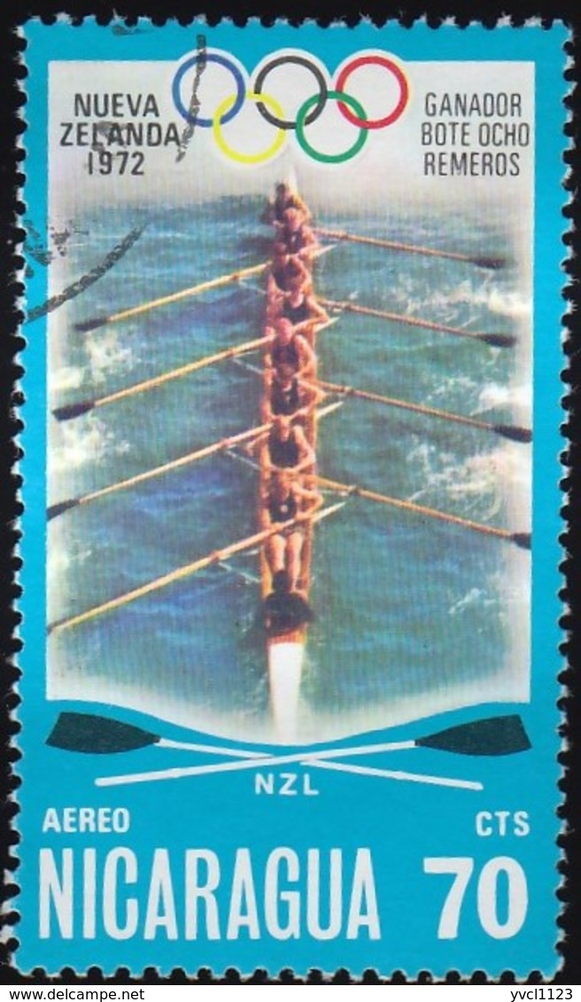 NICARAGUA - Scott #C903 Montréal '76 Olympic Games / Used Stamp - Summer 1976: Montreal