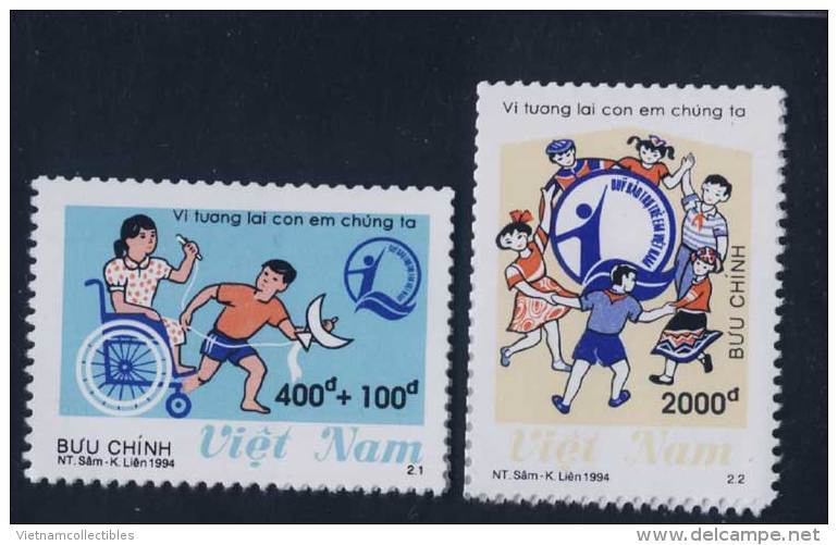 Vietnam Viet Nam MNH Perf Stamps 1994 : For Children's Future / Handicap / Wheelchair (Ms692) - Vietnam