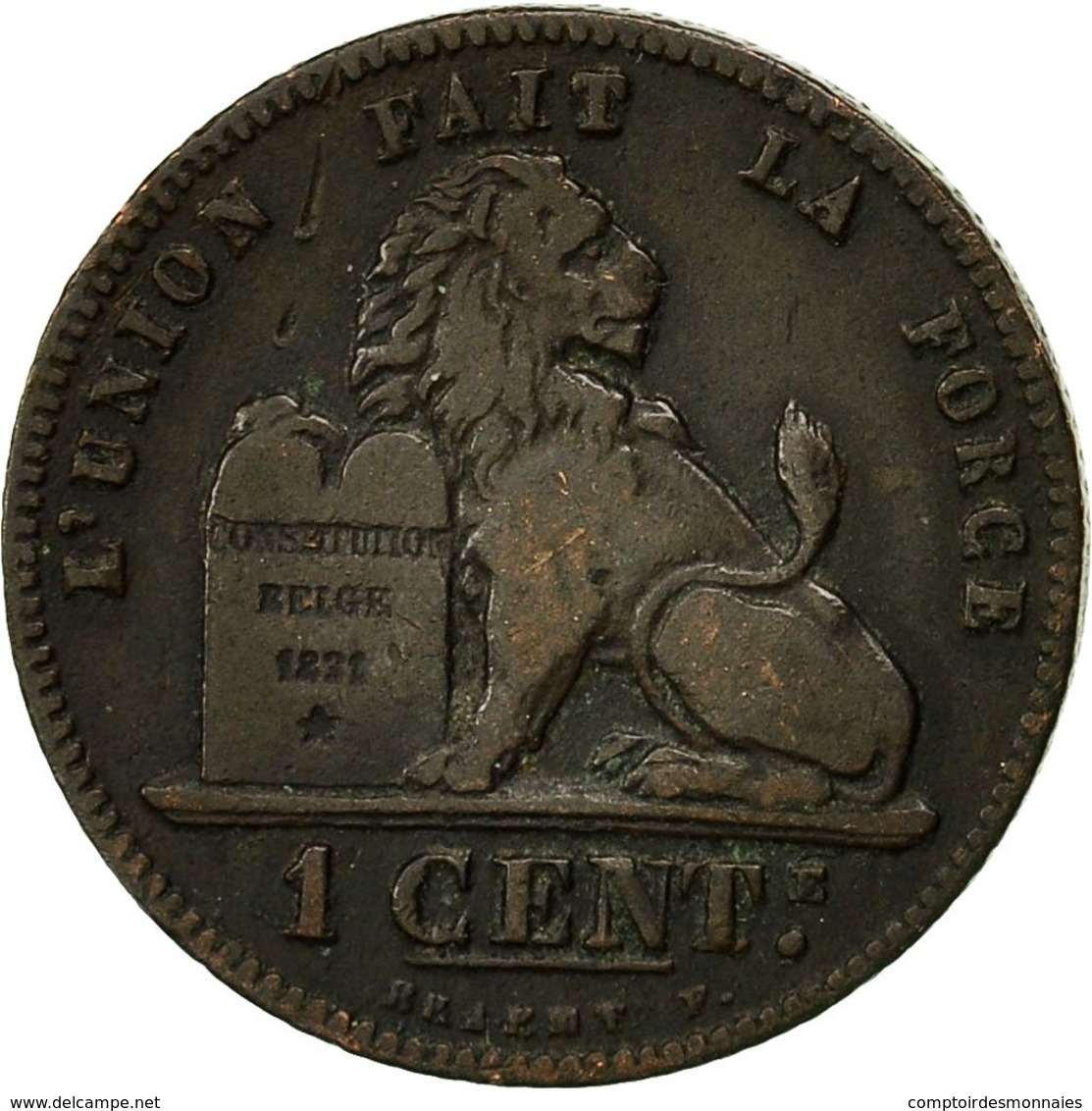 Belgique, Leopold II, Centime, 1882, TTB, Cuivre, KM:33.1 - 1 Cent