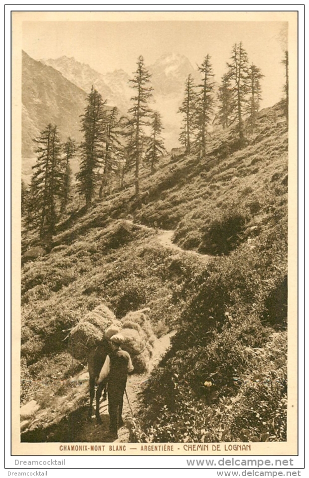 74 CHAMONIX. Argentière. Chemin De Lognan Rentrée Des Foins - Chamonix-Mont-Blanc