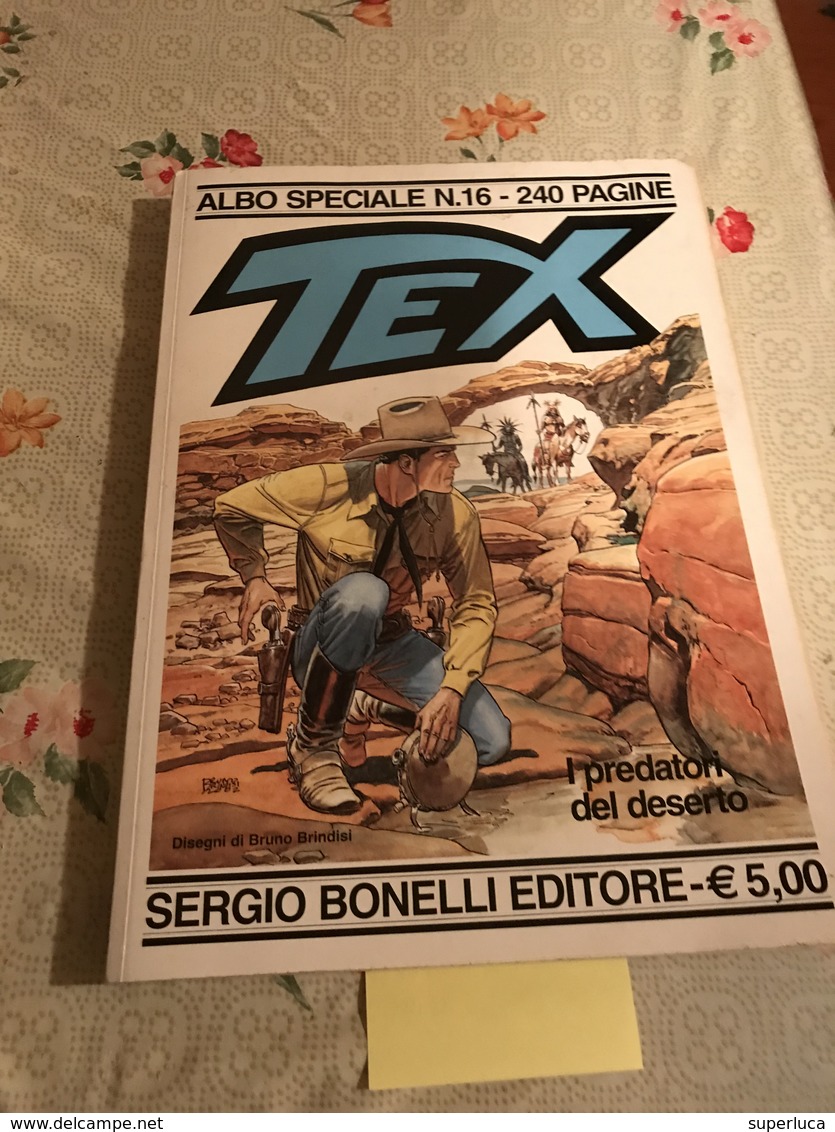 TEX ALBO SPECIALE N.16-I PREDATORI DEL DESERTO(2002)IMPAGINATO AL CONTRARIO - Bonelli