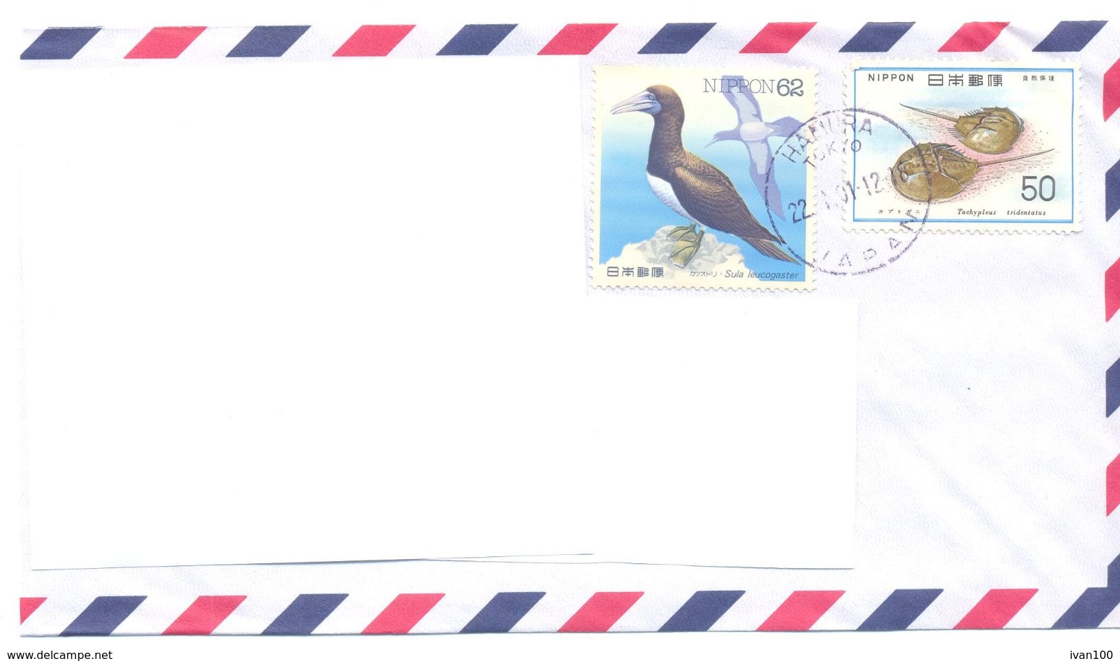 2001. Japan, The Letter Sent By Air-mail Post To Moldova - Brieven En Documenten