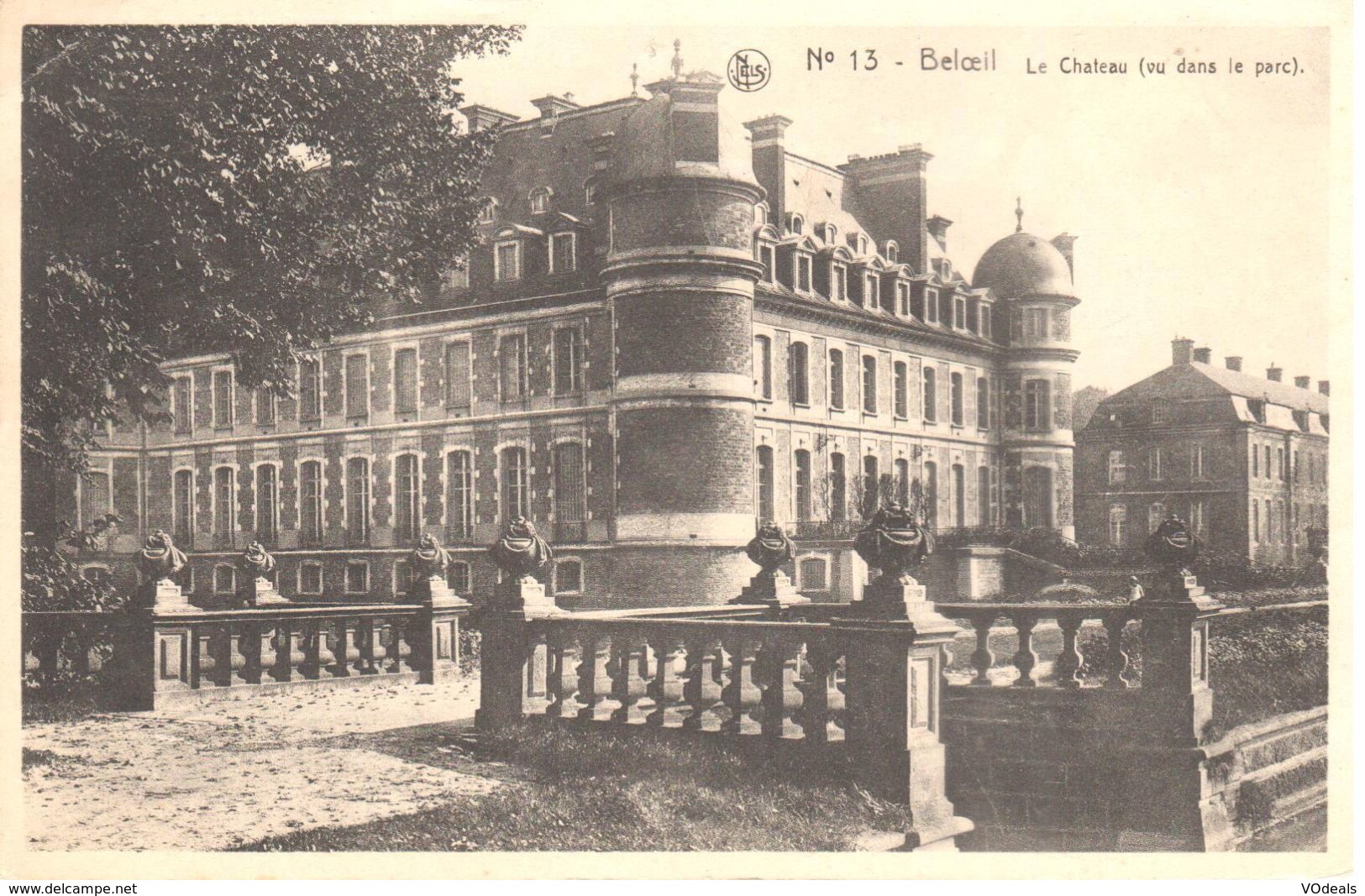 Beloeil - CPA - Le Château - Vue Dans Le Parc - Belöil