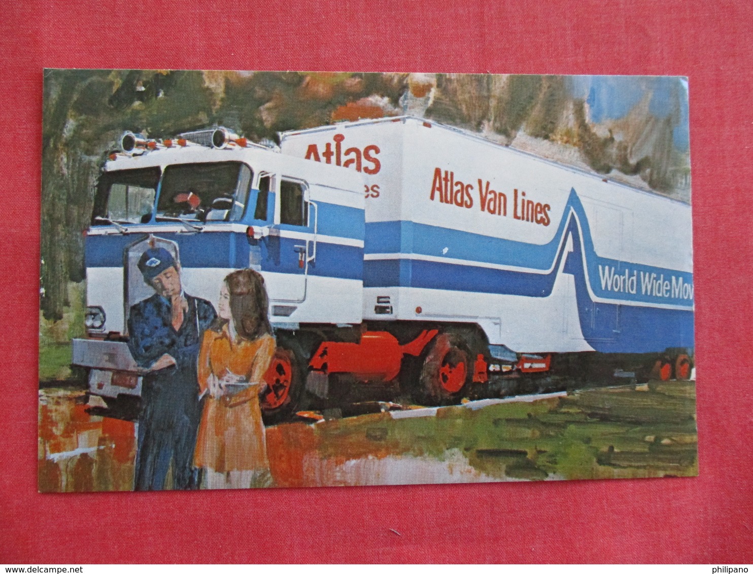 Atlas Van Lines World Wide Movers  Ref 2810 - Trucks, Vans &  Lorries