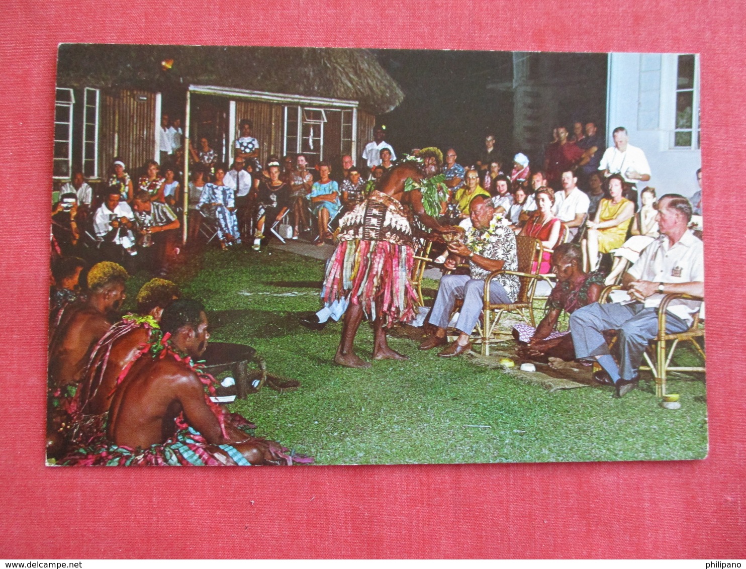 Fiji Yanqona Ceremony  Has Stamp & Cancel ===  == Ref 2811 - Fiji