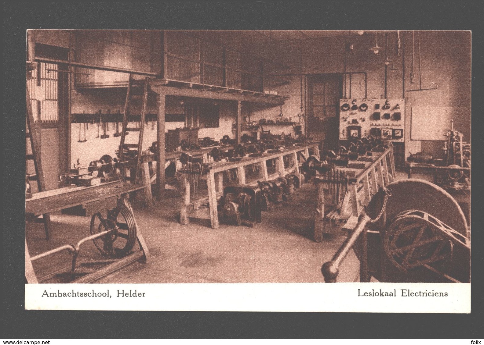 Helder - Ambachtsschool - Leslokaal Electriciens - Den Helder