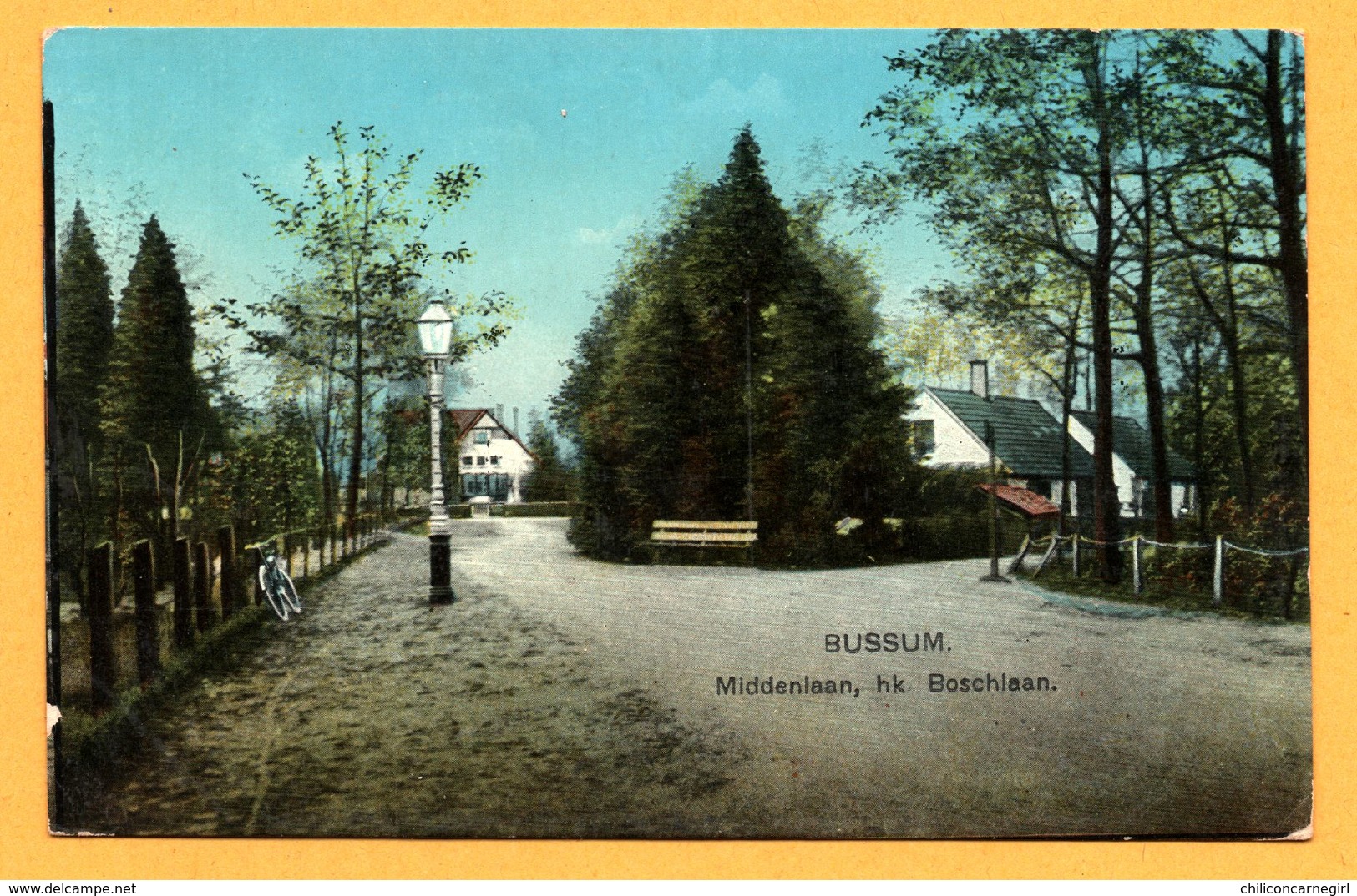 Bussum - Middenlaan Hoek Boschlaan - NAUTA - Colorisée - Bussum