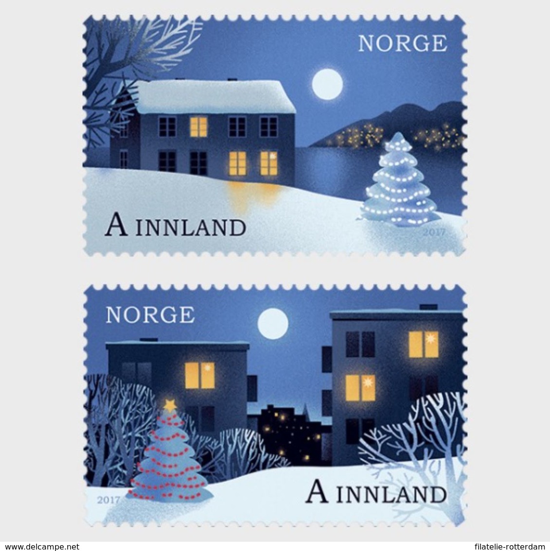 Noorwegen / Norway - Postfris / MNH - Complete Set Kerstmis 2017 - Neufs