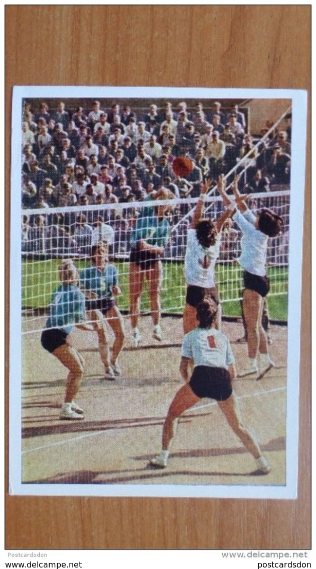 Volleyball. BIG LOT!!! 5 Items, RUSSIA. USSR   . OLD USSR PC. Postcards And Envelope - Volleyball