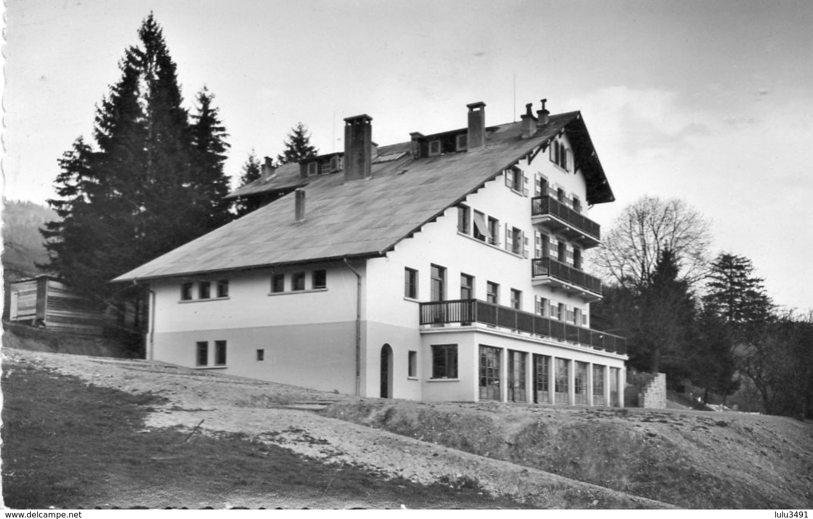 CPSM Dentellée - SAINT-CERGUES-les-VOIRONS (74) - Aspect De La Maison D'Enfants En 1954 - Saint-Cergues