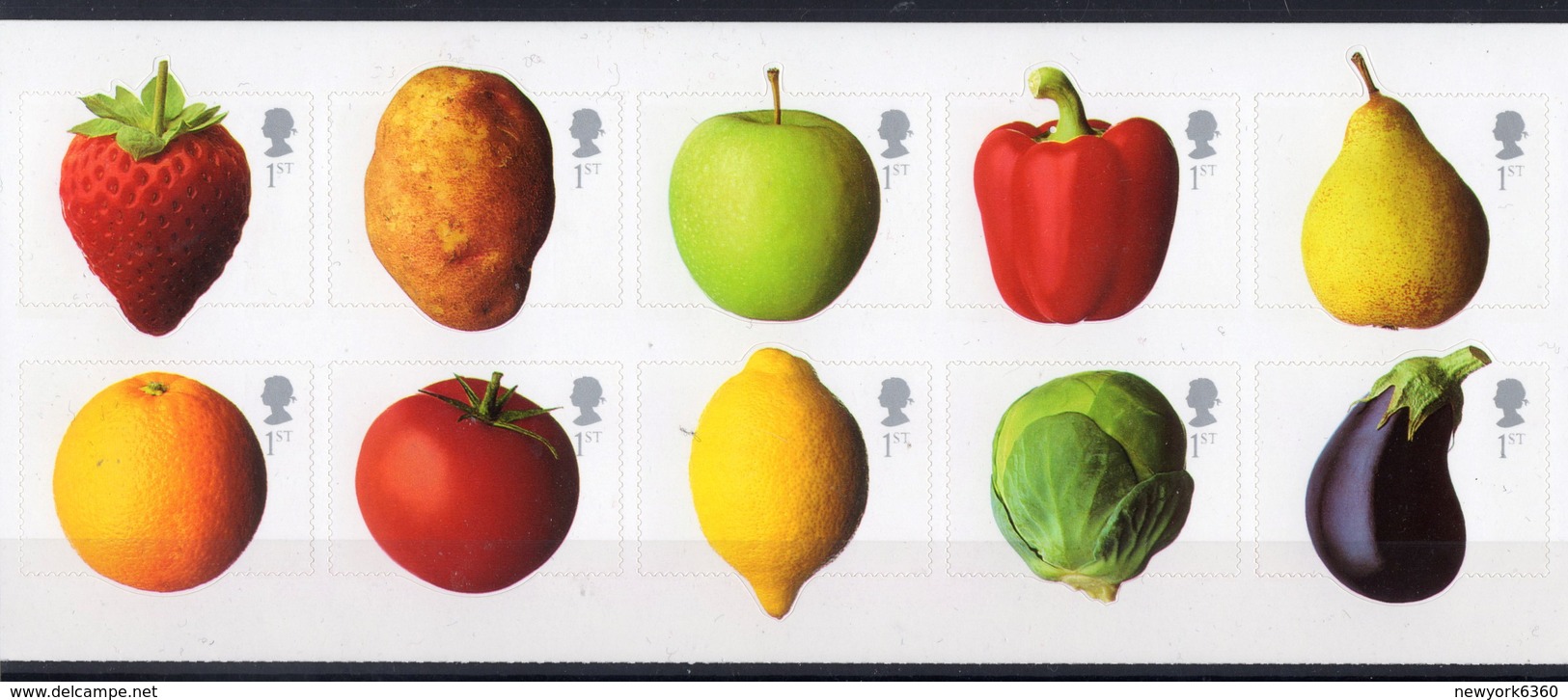 2003 GRANDE BRETAGNE  N**  Fruit And Vegetables Avec Stickers MNH - Neufs