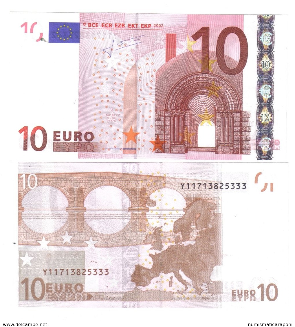 10 €  GRECIA Y Trichet N014B5 FDS UNC Cod.€.050 - 10 Euro