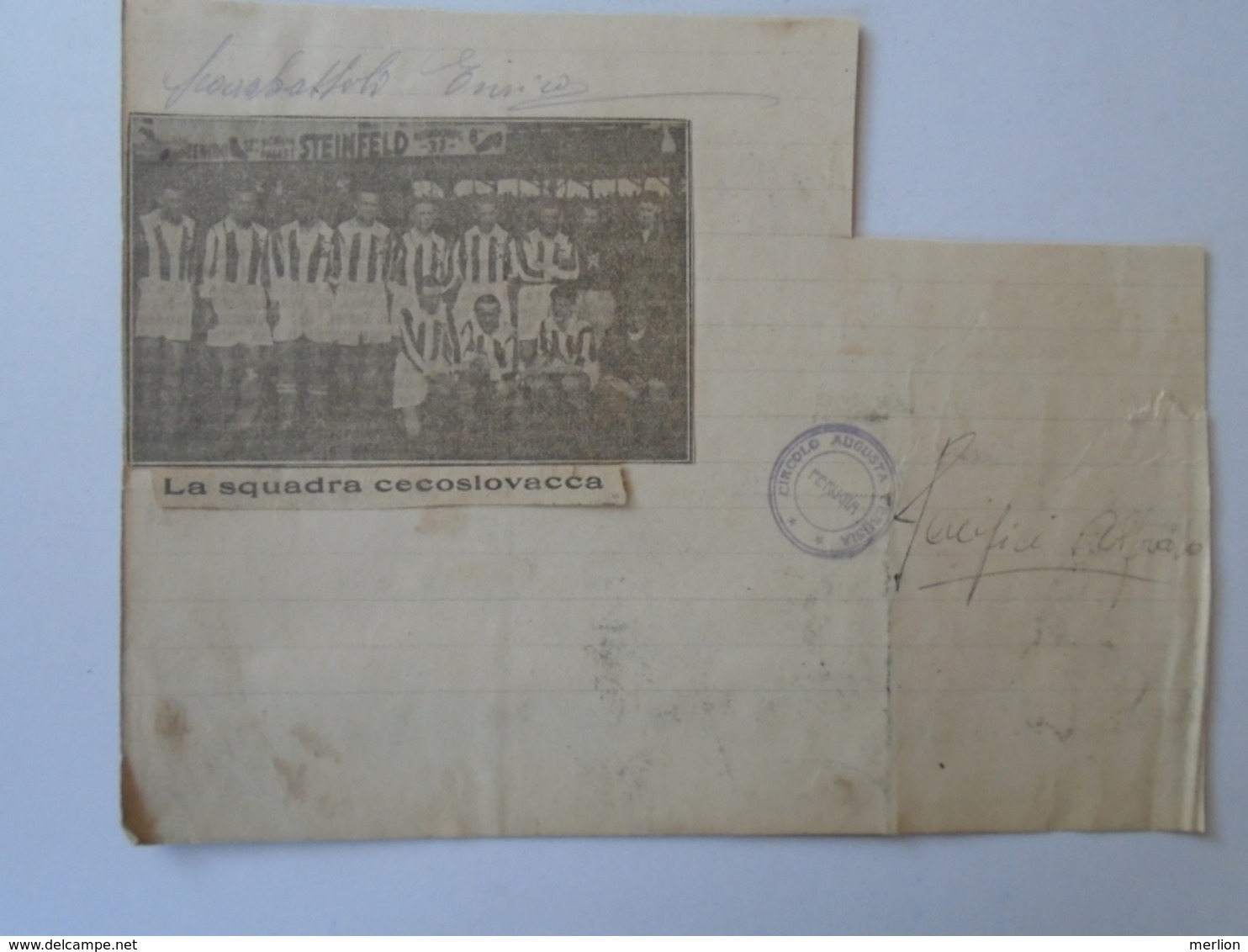 X138.17 Italia  - Circolo Augusta Erusia -Perugia  -signatures,  Autograph  1933 - Altri & Non Classificati