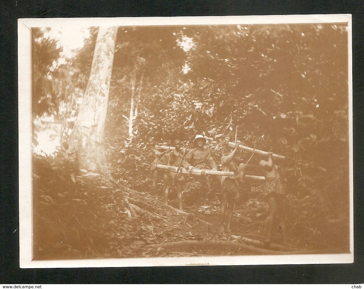 Photo Sépia Moyen - Congo -- Piste Sibiti - Loudima 1926 --  GONGO - Africa