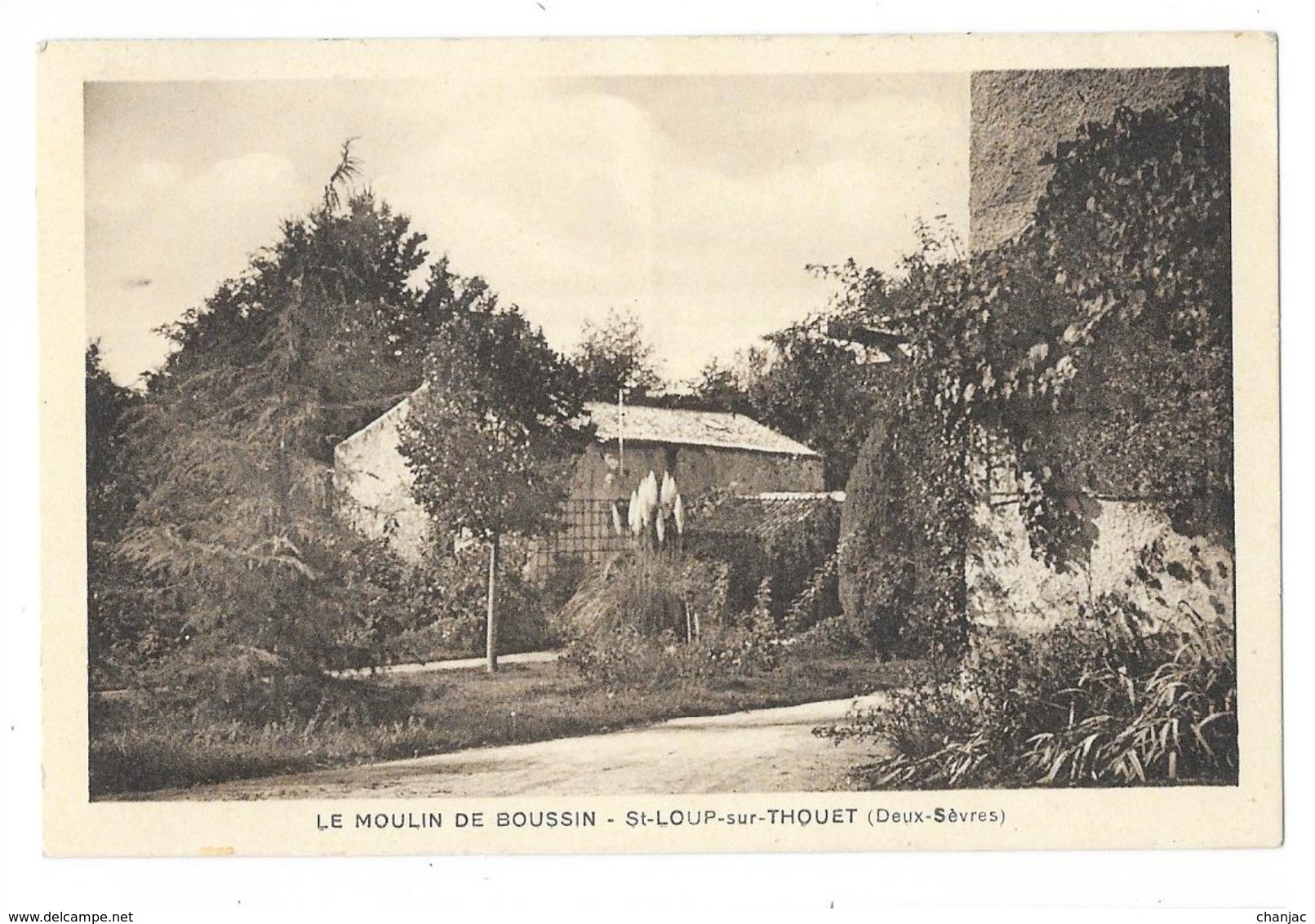 Cpa: 79 SAINT LOUP SUR THOUET (ar. Parthenay) Le Moulin De BOUSSIN 1950  (rare) - Saint Loup Lamaire