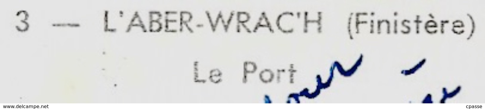CPSM 29 L'ABER-WRAC'H Wrach Finistère - Le PORT ° Gaby - Autres & Non Classés