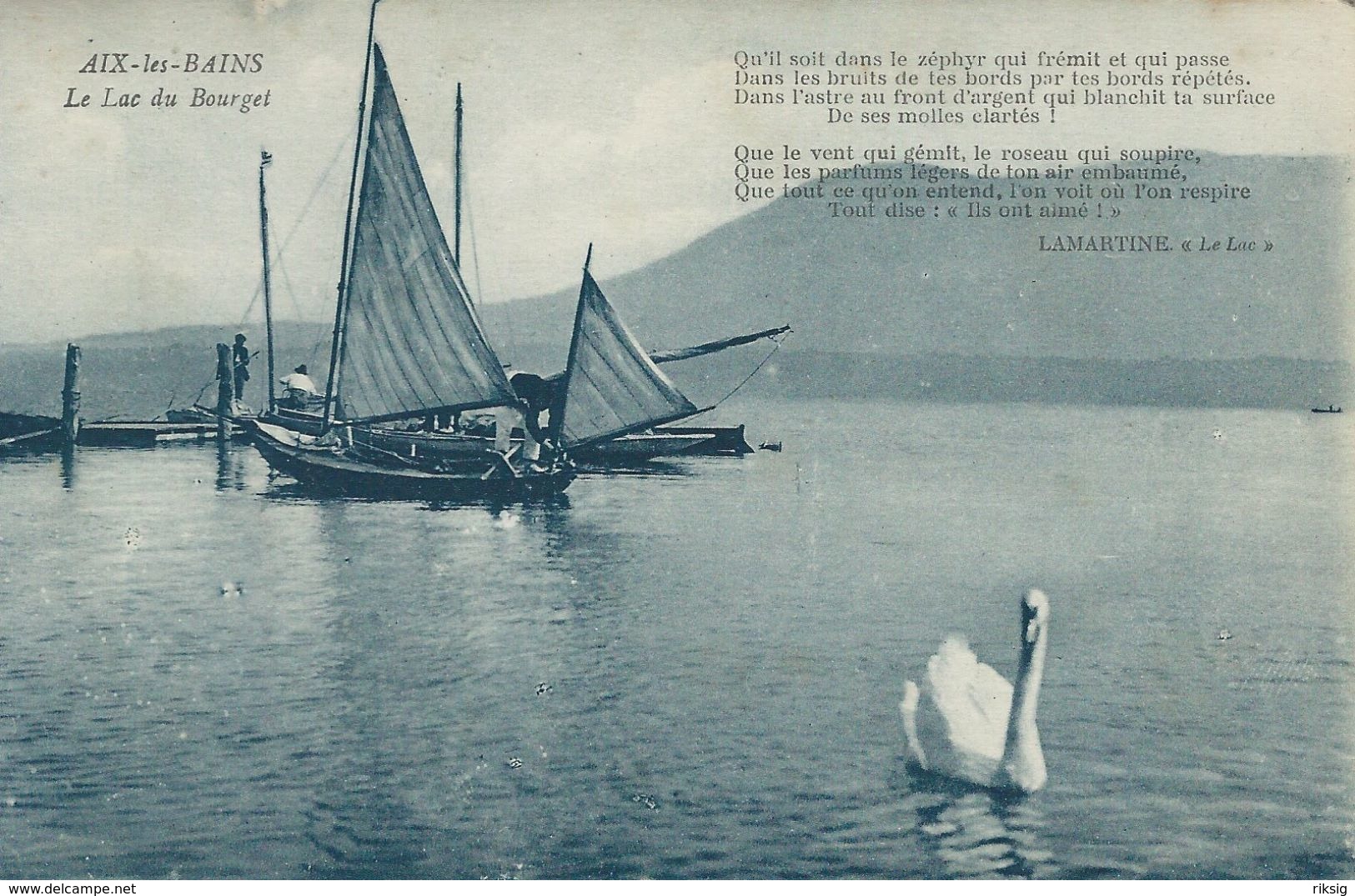 Old Boats - Aix-les-Bains.  Le Lac Du Bourget.  France. S-4168 - Other & Unclassified