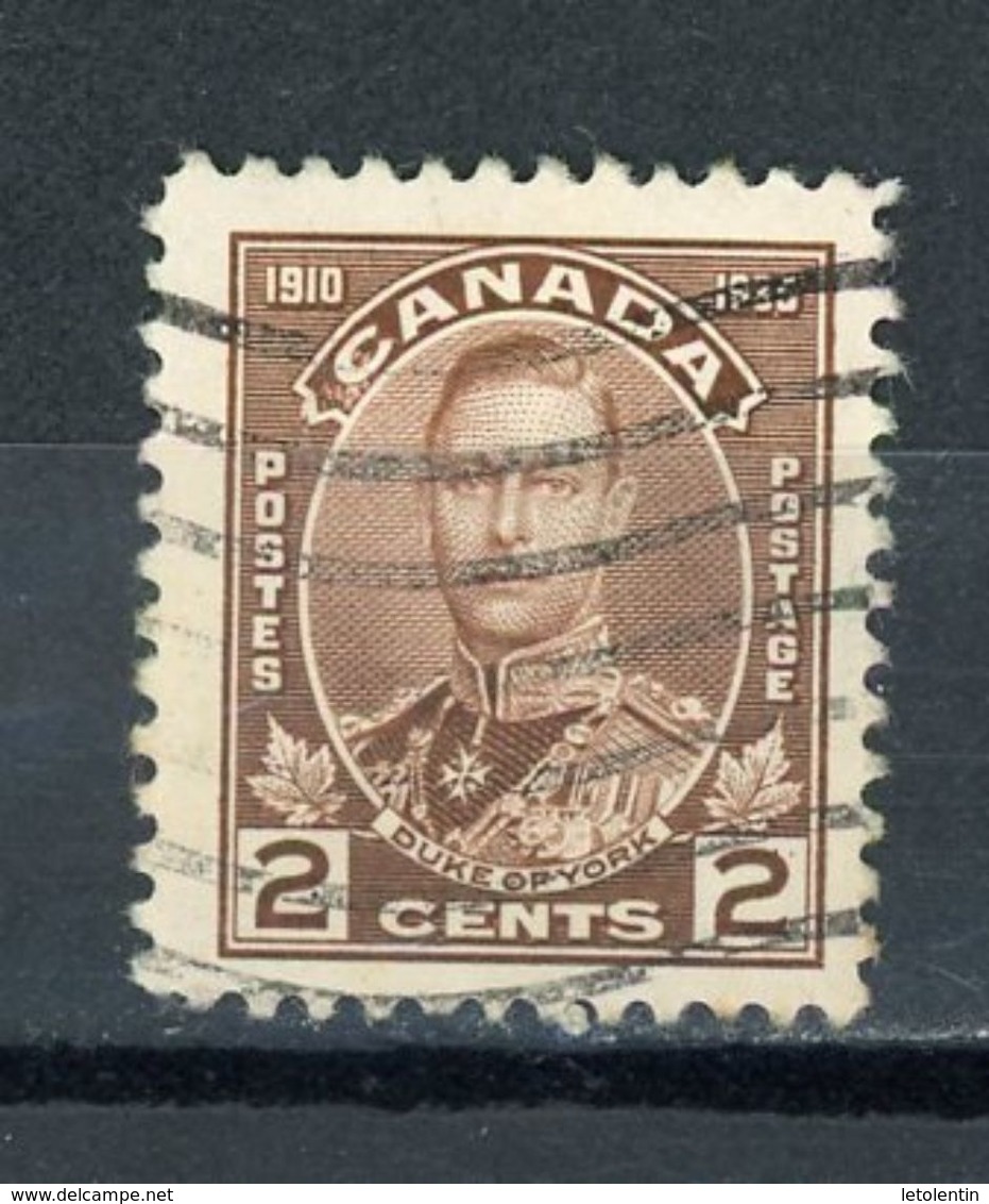 CANADA : SOUVERAINS  N° Yvert 174 Obli. - Used Stamps