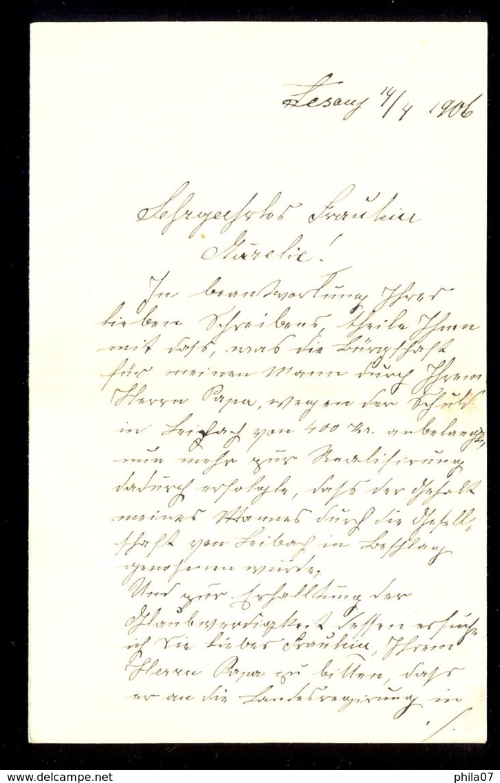 Bosnia And Herzegovina - Letter With Content Sent From Tesanj To Innsbruck 14.04. 1896. / 4 Scans - Bosnie-Herzegovine