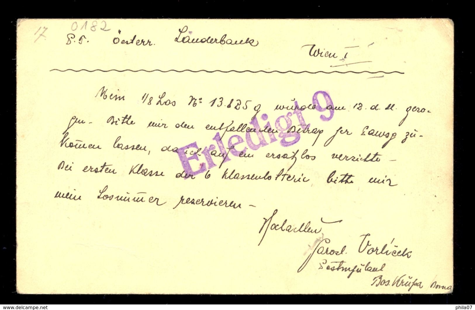 Bosnia And Herzegovina - Stationery Sent From Bosanska Krupa To Wien 14.04. 1916. / 2 Scans - Bosnia Herzegovina