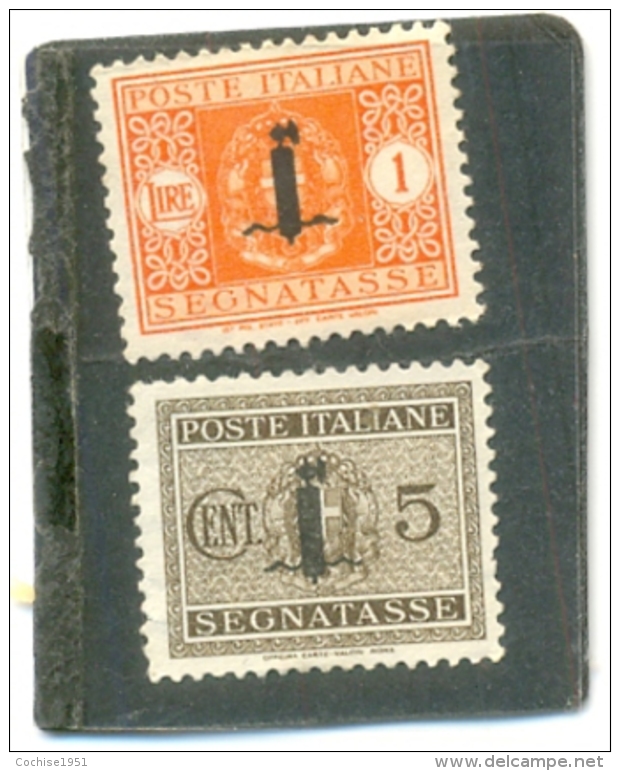 1944 ITALIE Y &amp; T N° 1 ( * ) N° 9 ( X ) - Postage Due