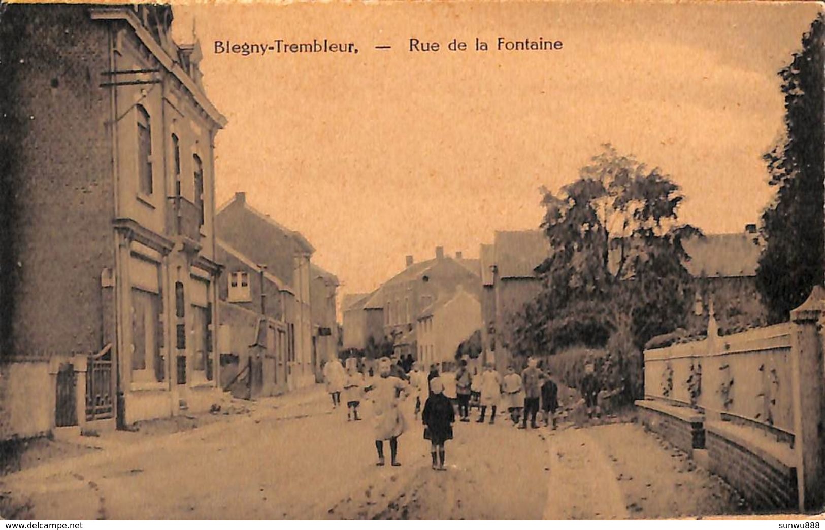 Blegny Trembleur - Rue De La Fontaine (animée, A. Smets-Lenders) - Blégny