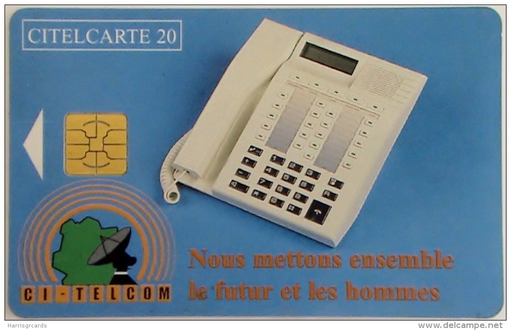 IVORY COAST - Telephone, Chip Delphic, Used - Costa De Marfil