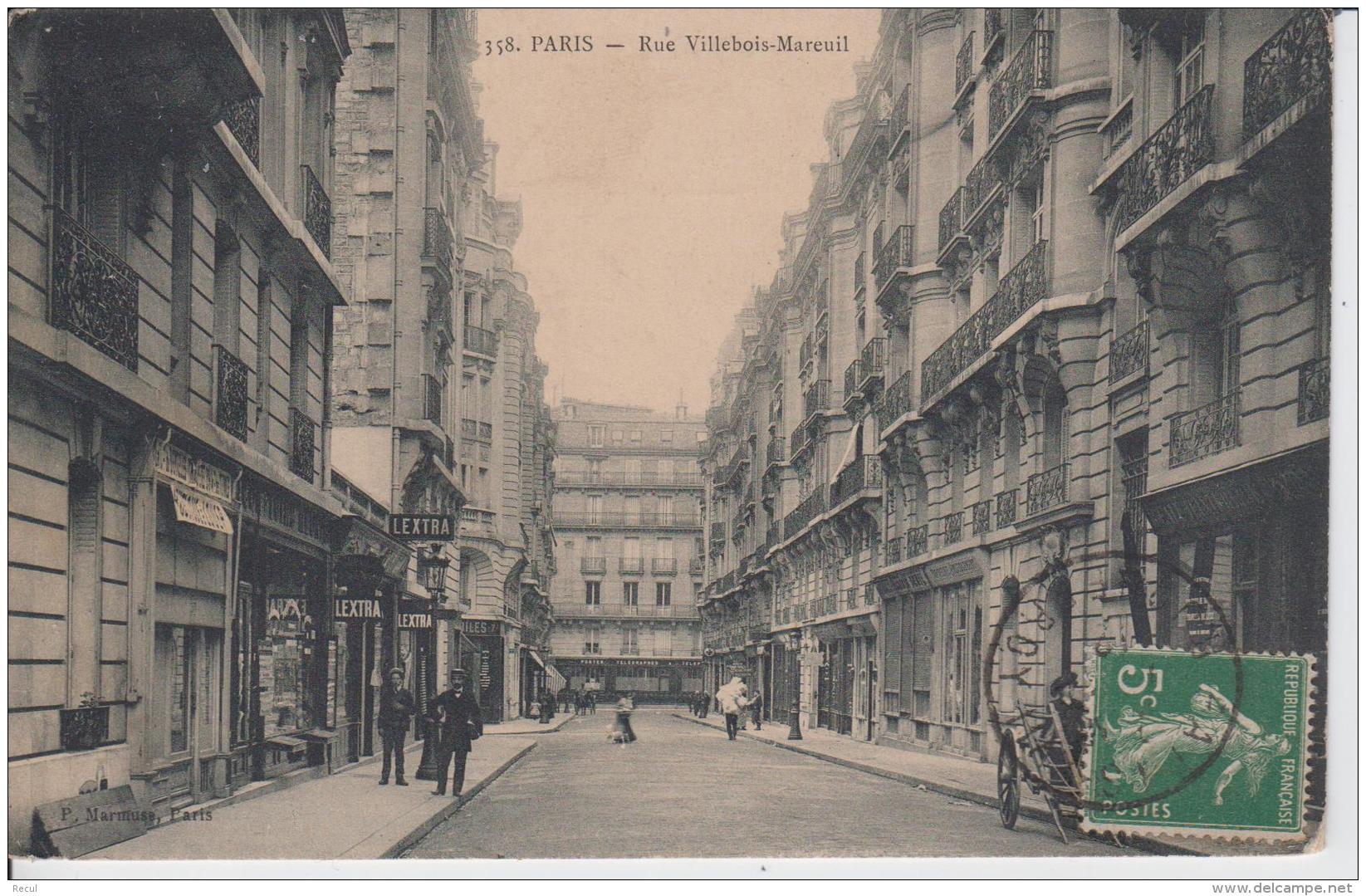 PARIS -  358 - Rue Villebois Mareuil - Autres & Non Classés