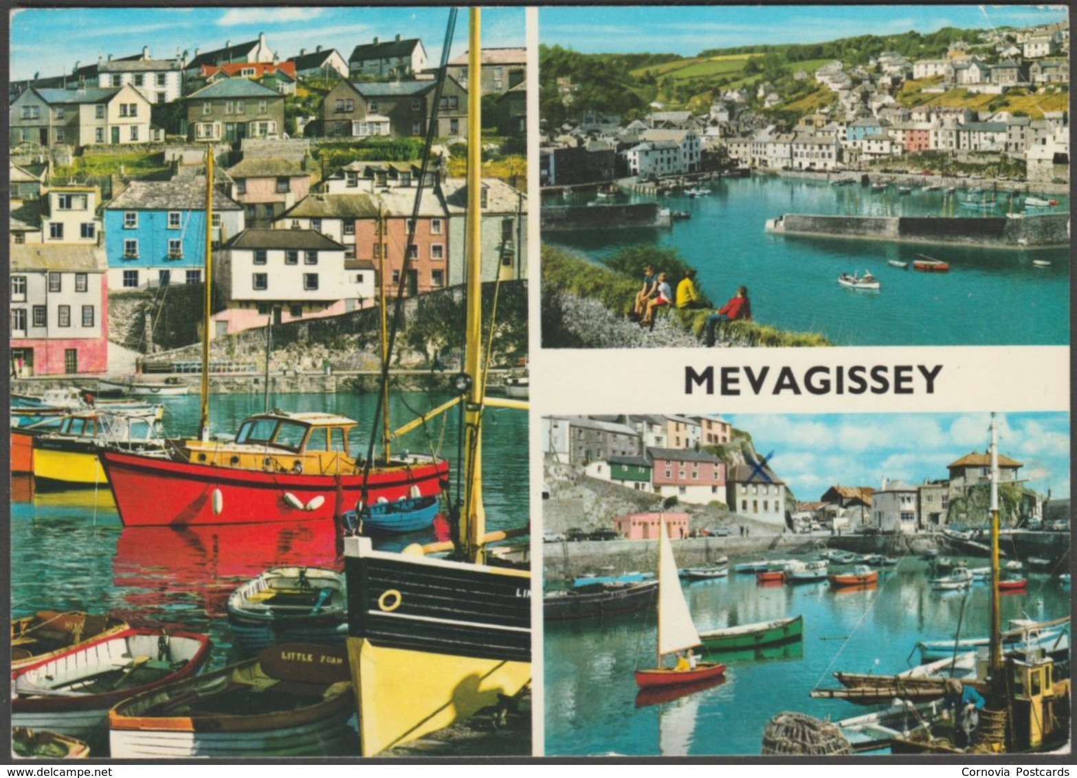 Multiview, Mevagissey, Cornwall, C.1982 - John Hinde Postcard - Other & Unclassified