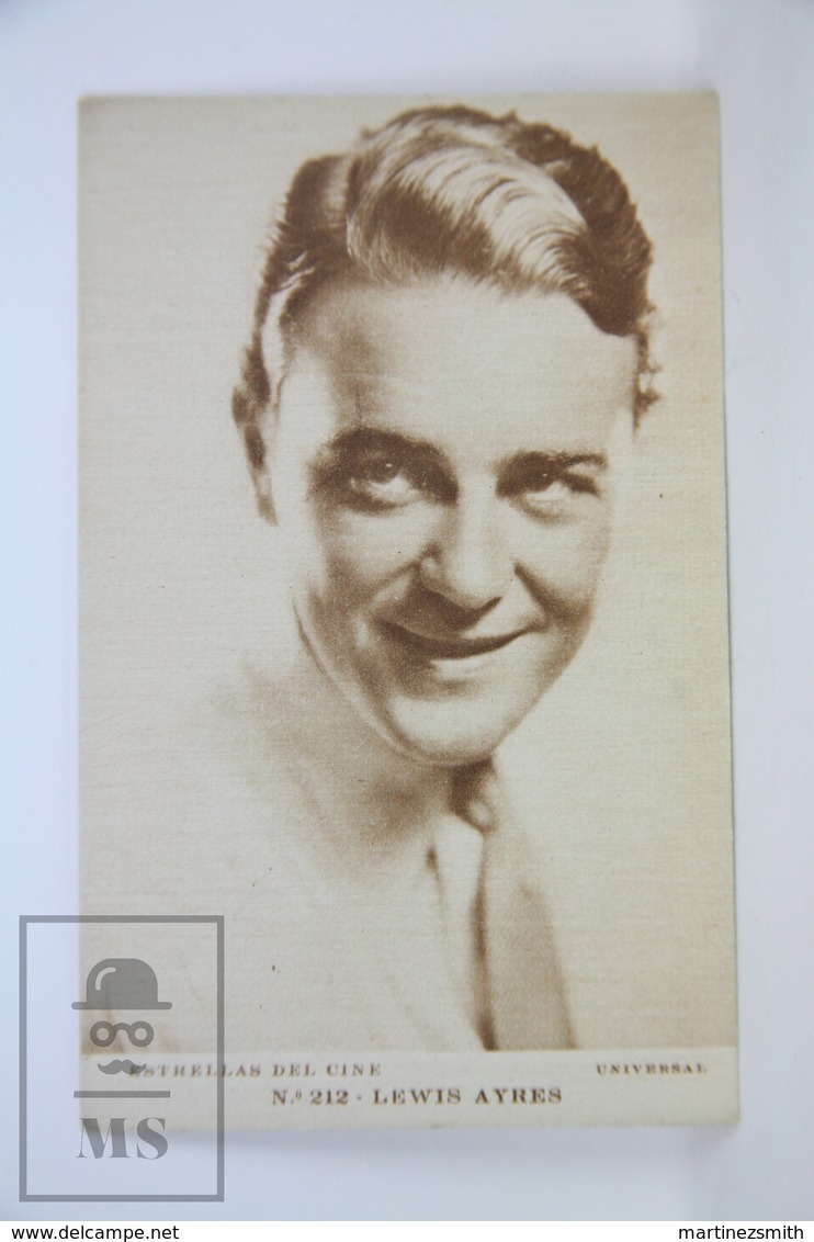 Old Cinema/ Movie Advertising Leaflet - Actor: Lew Ayres - Cinema Advertisement